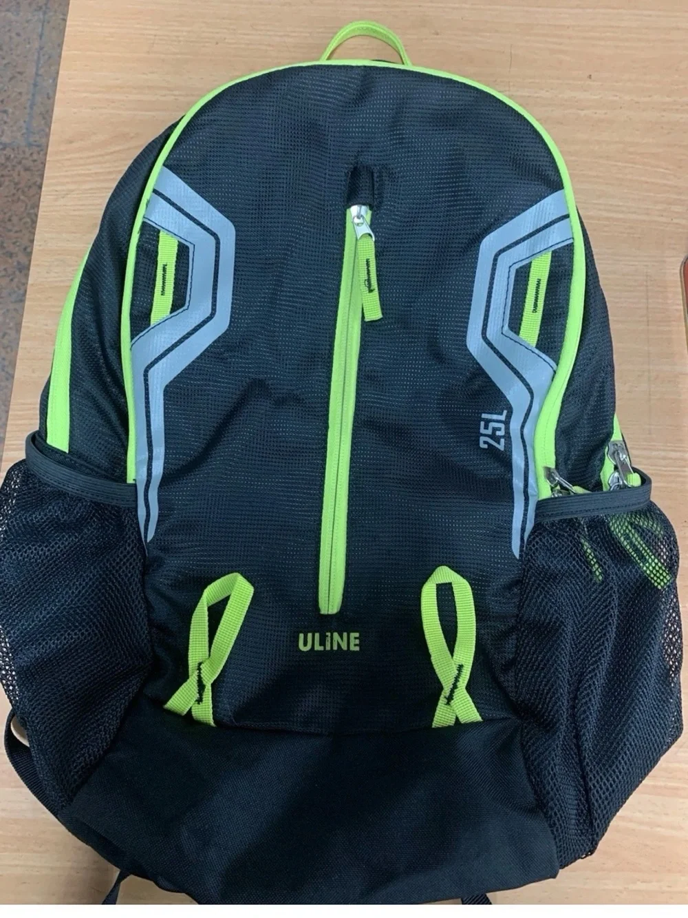 Uline black backpack